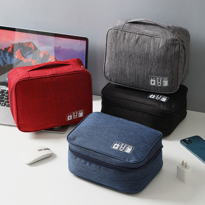 Homy Electronic Storage Bags Portable Cable Organizer Travel Digital Accesssories Storage Pouch for Charger Cable Power Bank Earphone