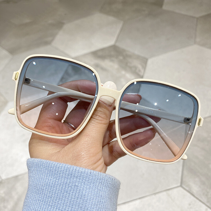 cabecade Oversized Sunglasses Women Luxury Designer Vintage Square Sun Glasses Classic Eyewear for Lady UV400 Big Frame cabecade TY0063