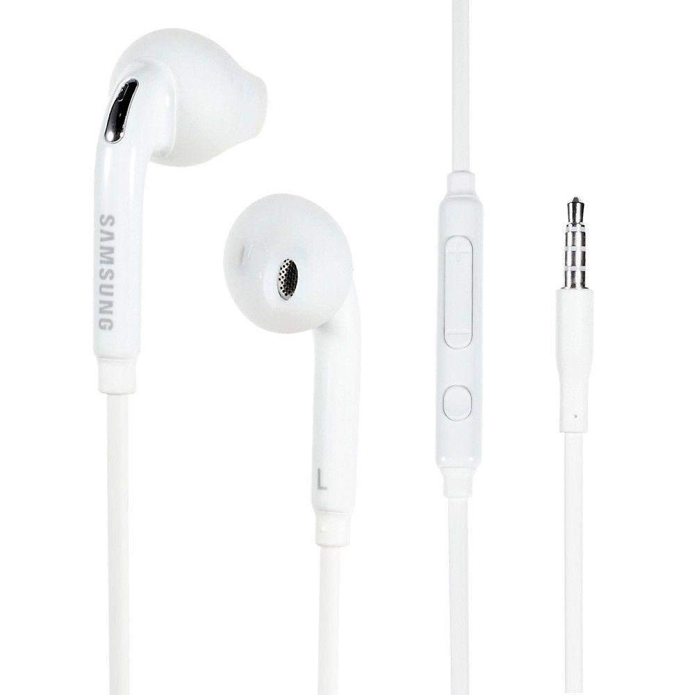Samsung EO-EG920BW earpiece White Headset with 3.5mm Headphone Handsfree Headphone Earphone With Volume Control For Galaxy Phones