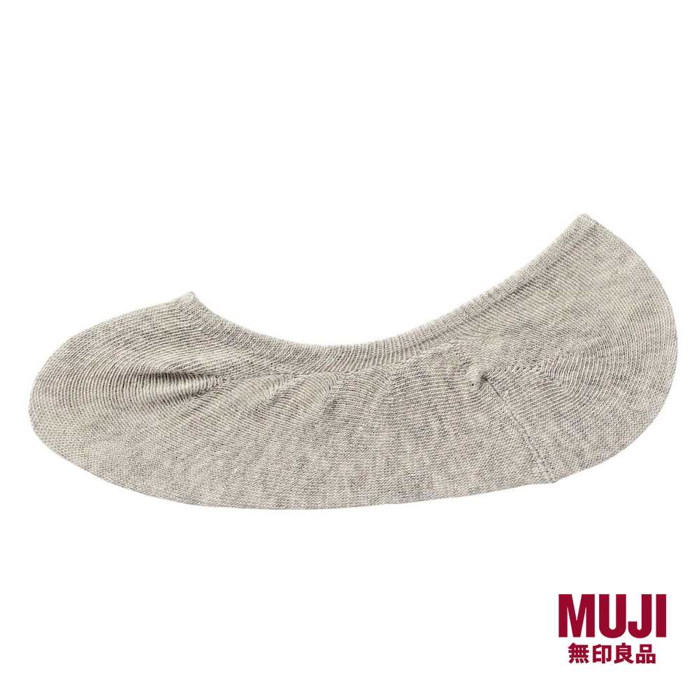 MUJI Ladies Non-Slip Cotton Blend Foot Cover (Wide-Toe)
