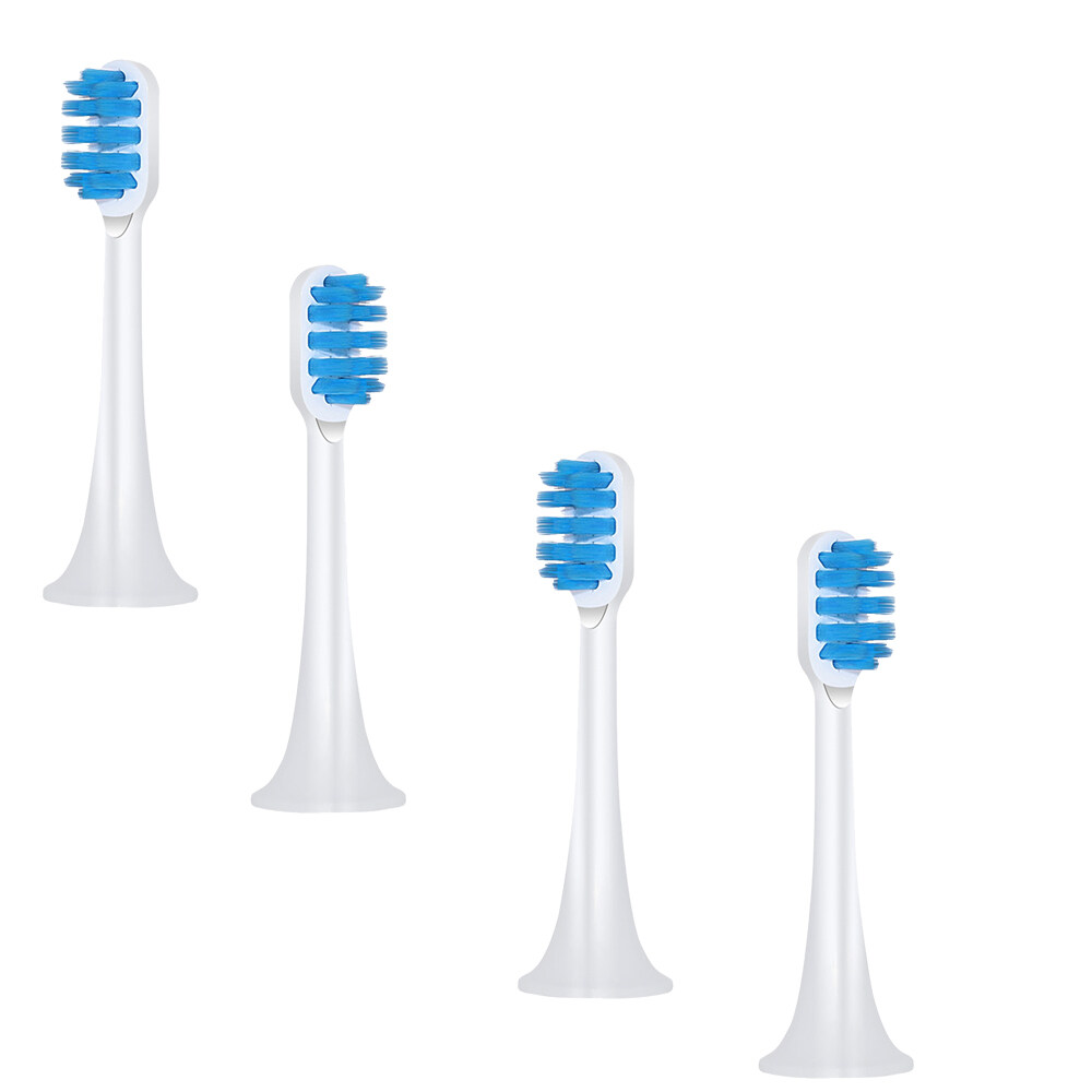 4pcs Replacement Brush Toothbrush Heads Gum Care Supplies Compatible with Xiaomi Mijia T300 T500 Sonic Electric Toothbrushes