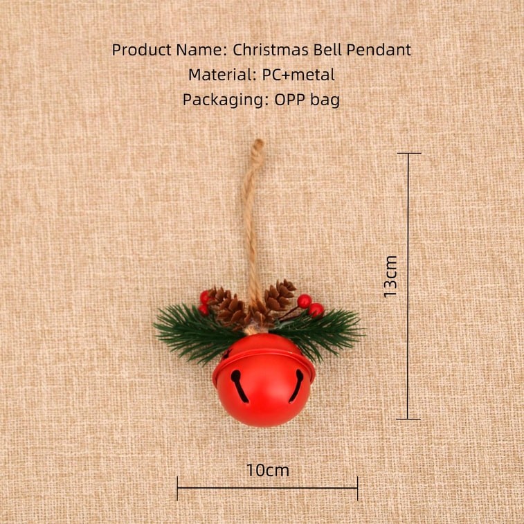 New Christmas Pendant Red Fruit Pinecone Wind Chime Christmas Tree Pendant Christmas Decoration